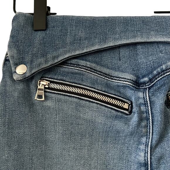 RtA Gisele Deconstructed Cargo Denim Mini Skirt Size S - Picture 8 of 12